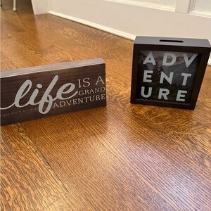 2 Adventure Decor Items